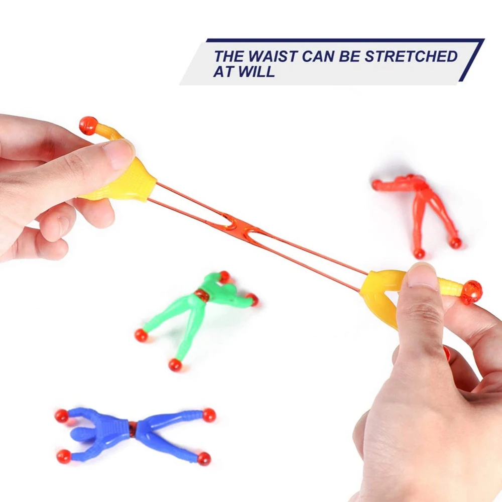 Sticky toys 30PCS sticky rolling tumblers sticky stretchy wall climbing flexible man party favors tricky novelty toys kids adults