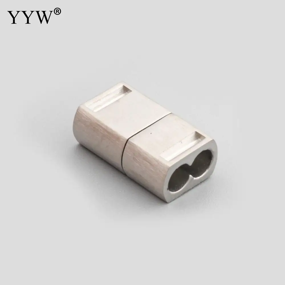 10PCs Stainless Steel Foldover Clasp 18x11x6mm, Hole:Approx 8x2mm Necklace Bracelet Chain Clasp Jewelry Making DIY Connectors