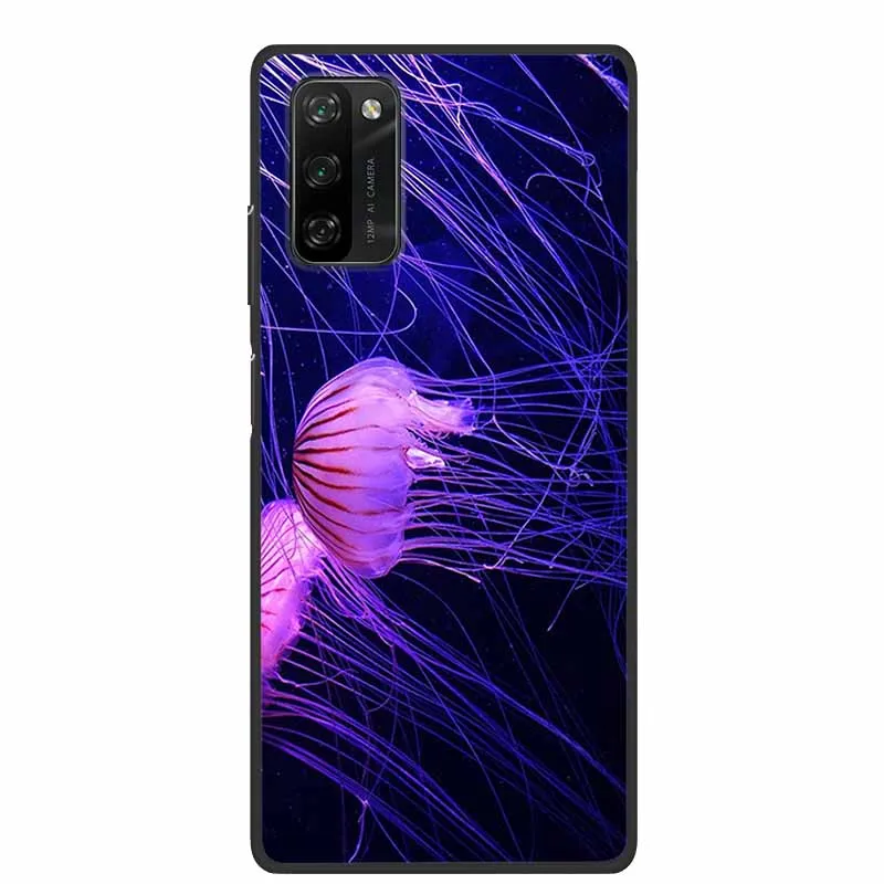 Stylish Black Silicone Phone Case - 6.67 Fashion Soft Back Cover