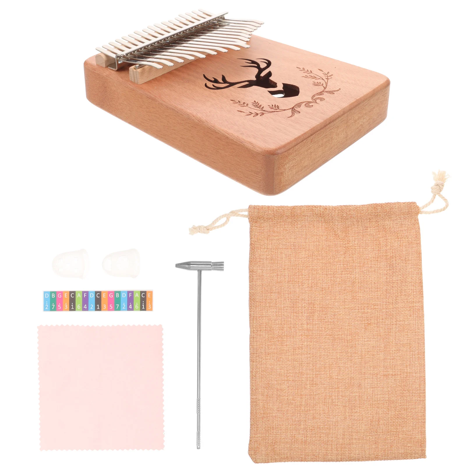 

Thumb Piano Portable Kalimba Keys Hand Piano Simple Musical Instrument