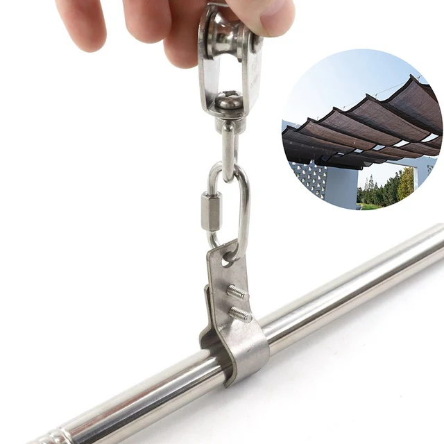 10 ~ 50 Cm Hosszú Rozsdamentes Acél Üreges Rúd 15*1 Mm -Es Sátor Szúnyoghálózat Pólushullám Napfényes Hálószalag Tartozékok Zárójel - Image 2