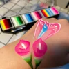 Professional Cosmetic Makeup Face Paint Palette 6-Color Split Face Body Paint Palette For Kids And Adult 4