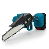 6 Inch Mini Electric Chain Saw With Spare Chain Rechargeable  Handheld Pruning Chainsaw Woodworking Electric Saw Cutting Tool 4
