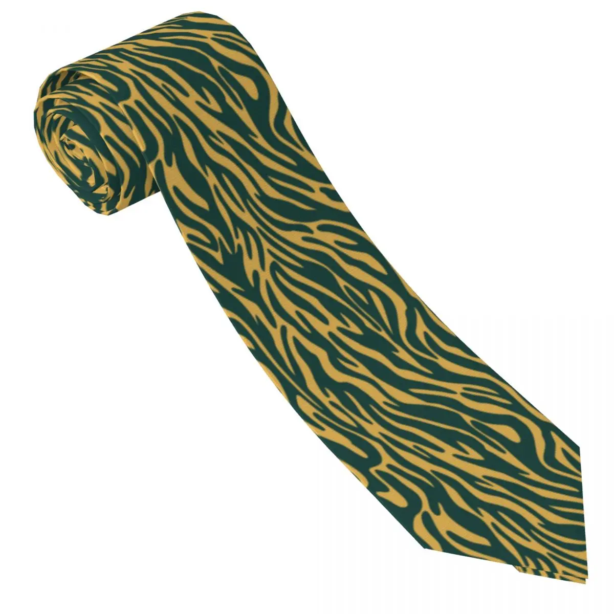 

Zebra Skin Stripe Tie Camouflage Vintage Cool Neck Ties For Unisex Adult Wedding Great Quality Collar Tie Necktie Accessories