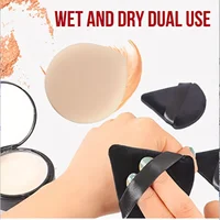 10Pcs Triangle Powder Puff Wet Dry Use For Loose Powder Liquid Cosmetic Soft Plush Powder Puff Makeup Foundation New In Trending 2