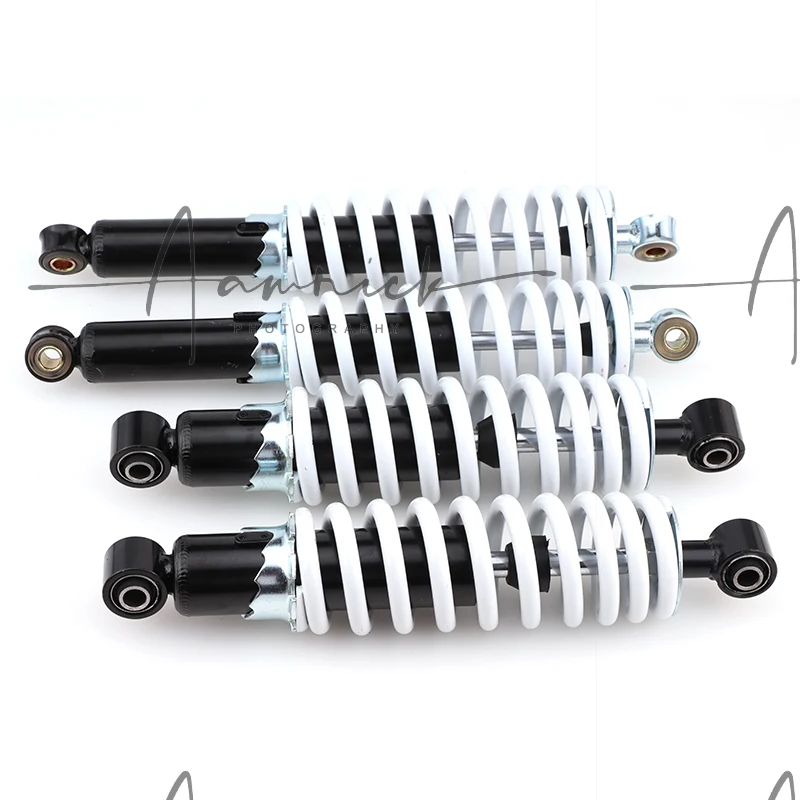 285mm 305mm 325mm Front Rear Shock Absorber Motorcycle Hydraulic Suspension Spring Shocker Absorbers White ATV Oil Dampers creamily 1pcs blue american standard mold spring spiral stamping compression light load die spring od8 50mm length 305mm