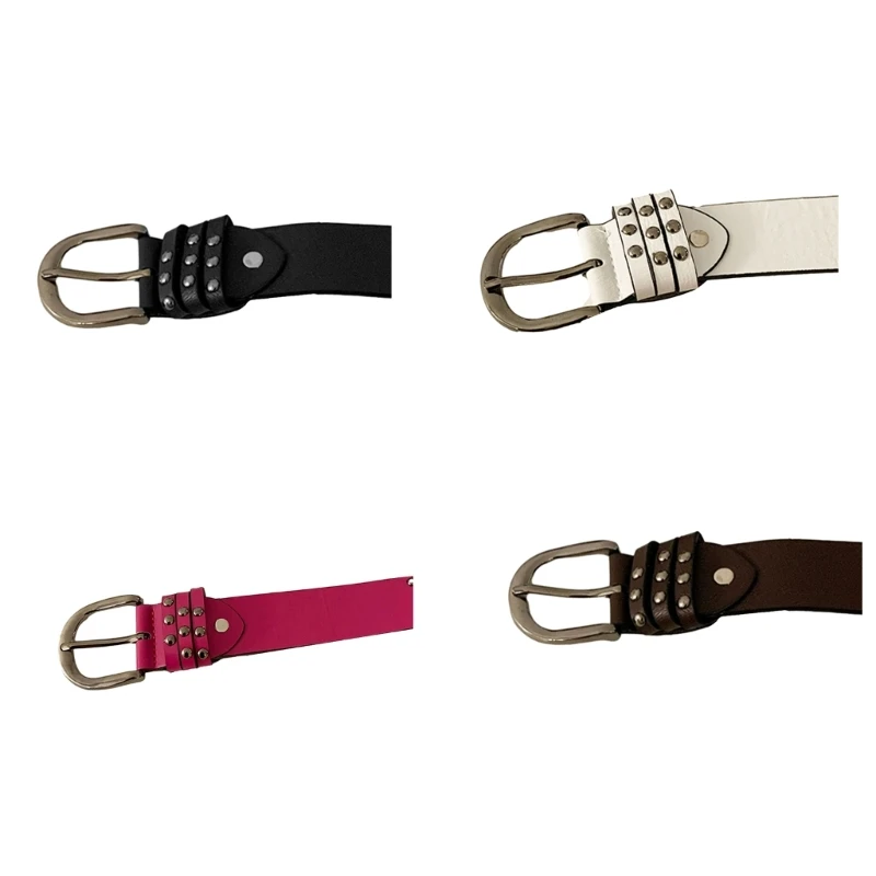 

New style PU Thin Waist Belt with Adjustable Pin Buckle for Women Jeans Skirt Decors