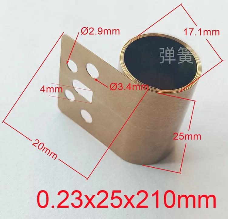 do Clockwork, tensão 0.3-3kg largura, 10mm, 20mm, 25mm