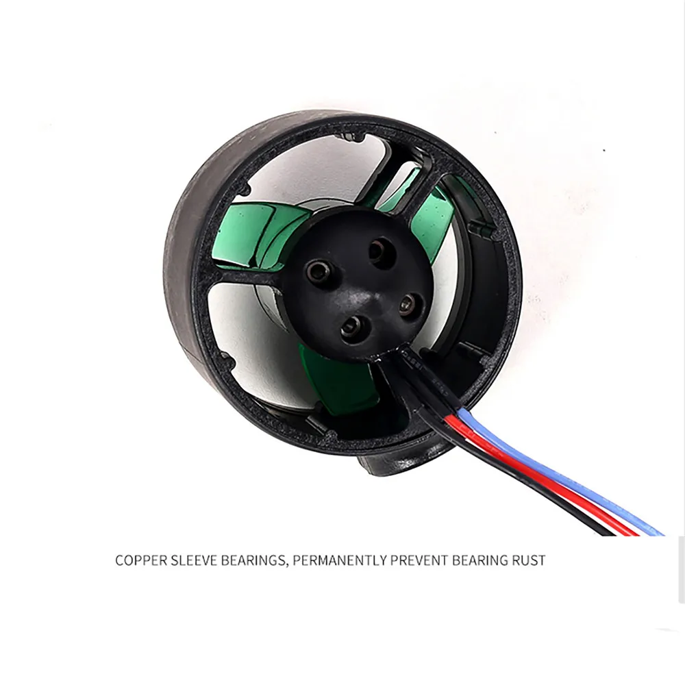 Hélice métallique à trois pales du Moteur Brushless 12-24V 460KV pour Bateau RC - Propulseur Sous-Marin.