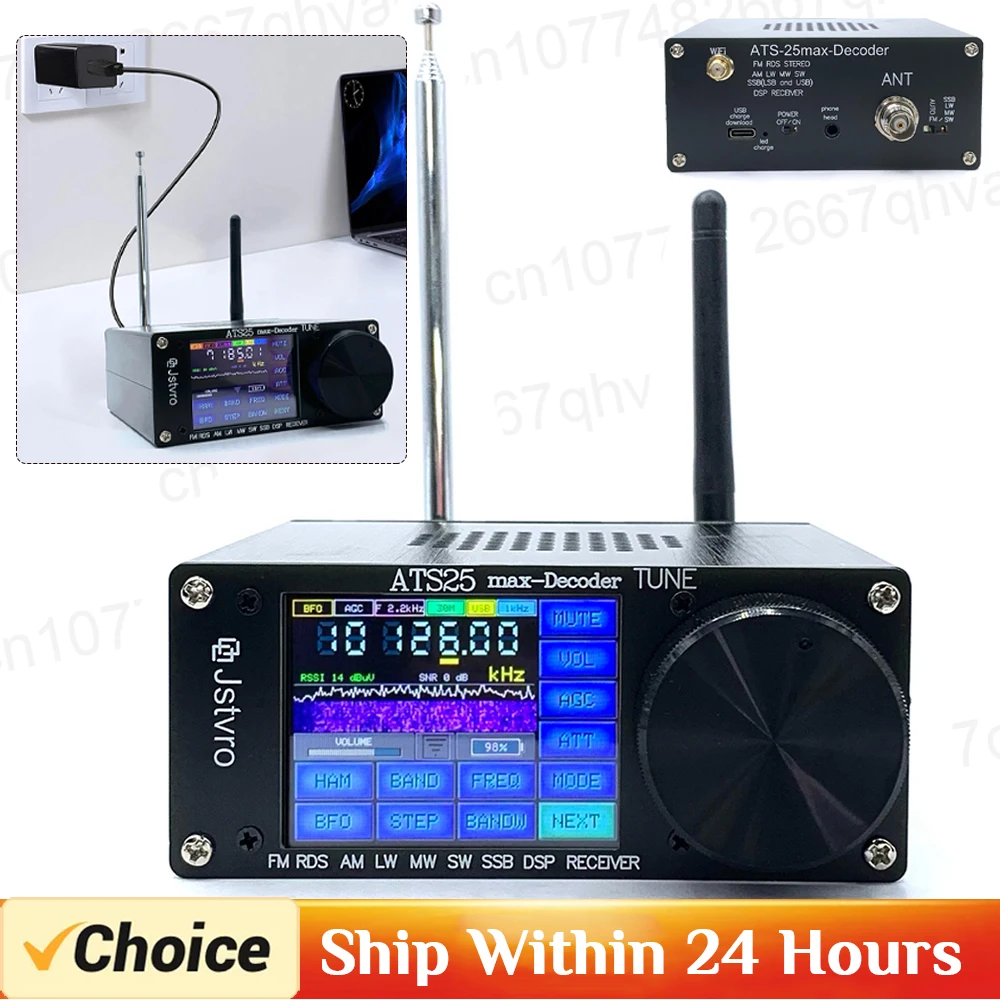 Decodificador-oficial-ATS25-Max-receptor-de-Radio-de-banda-completa ...