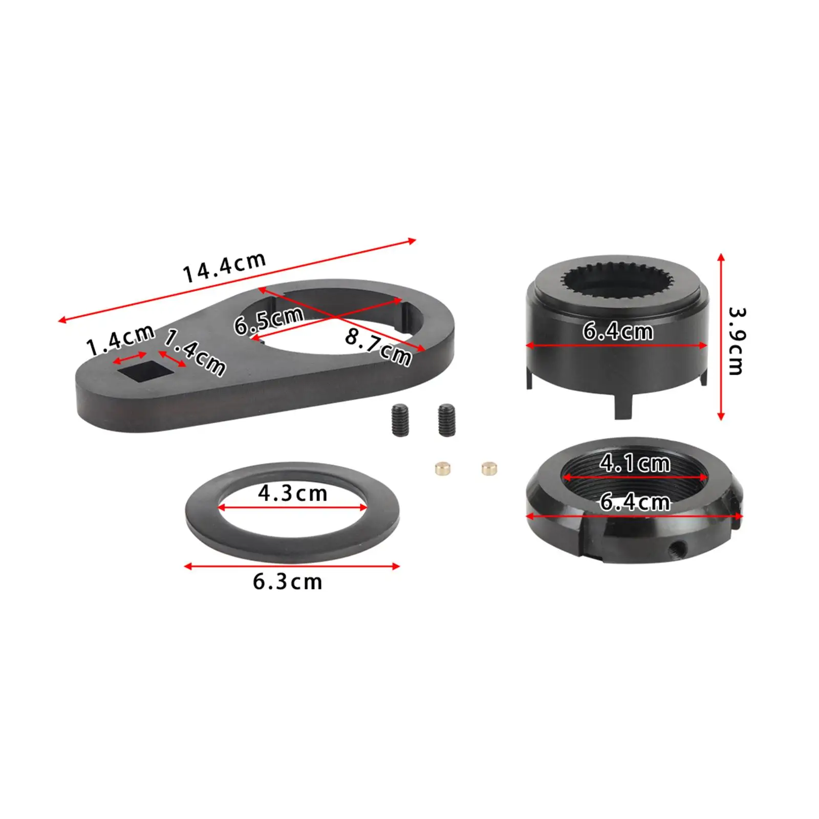 5TH Gear Lock Nut Retainer Set 1/2