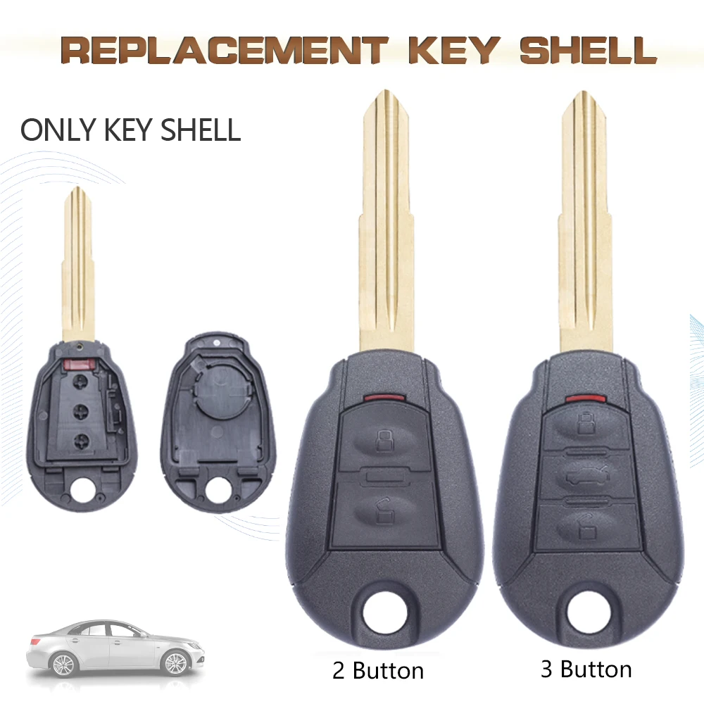 2/ 3 Button for Hyundai for Kia Replacement Control Remote Key Shell Case Fob With Uncut Blade key case car key shell key shell
