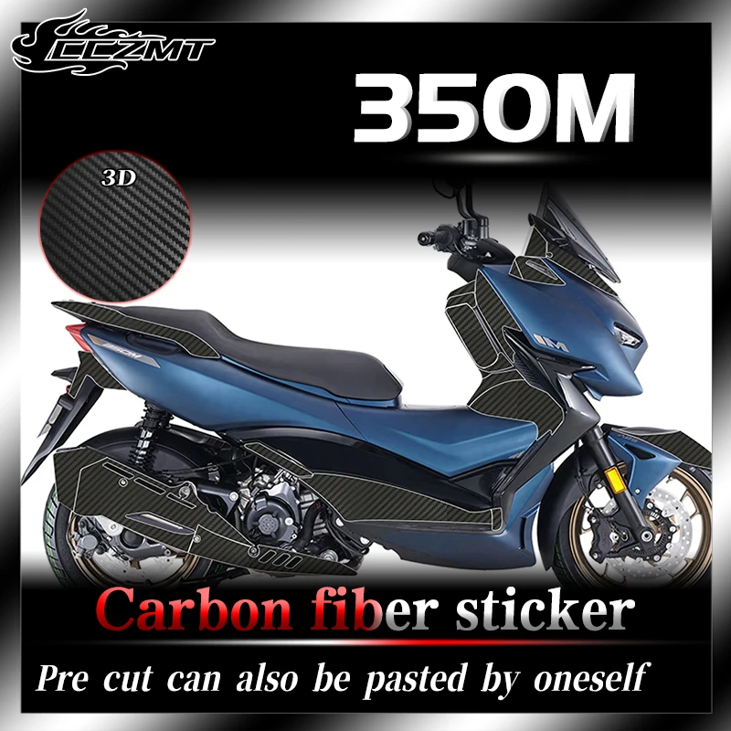 For ZONTES 350M 3D carbon fiber protection stickers fuel tank body stickers decals waterproof accessories modified parts yanmar engine 4tnv94 4tnv98 1 1a voltage regulator protection diode parts