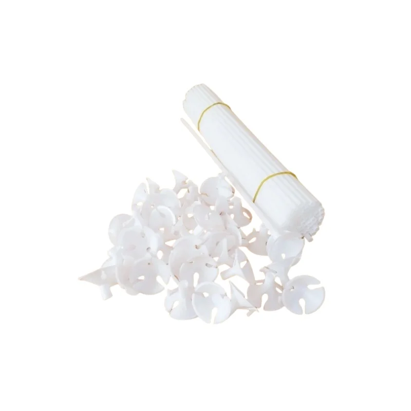 Latex Balloon Stick 30cm White Balloons Holder Sticks Cup Wedding Birthday Party Inflatable Balls Decoration Accessories