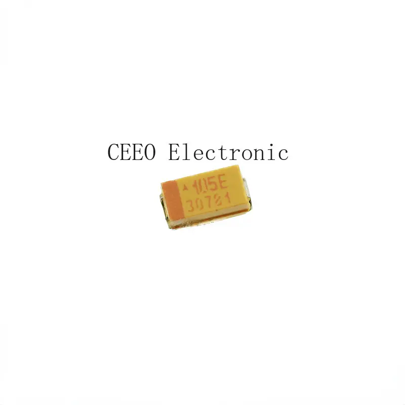 

200PCS Type A 3216 Chip Tantalum Capacitor 25V1UF Screen Printed 105E 1206 Original TJA105K025R