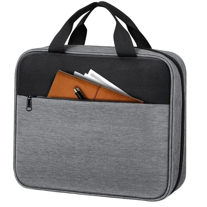 Bible Cover Carrying Book Case Church Bag Bible Protective with Handle and Zippered Pocket Perfect Gift for Men Women file bag