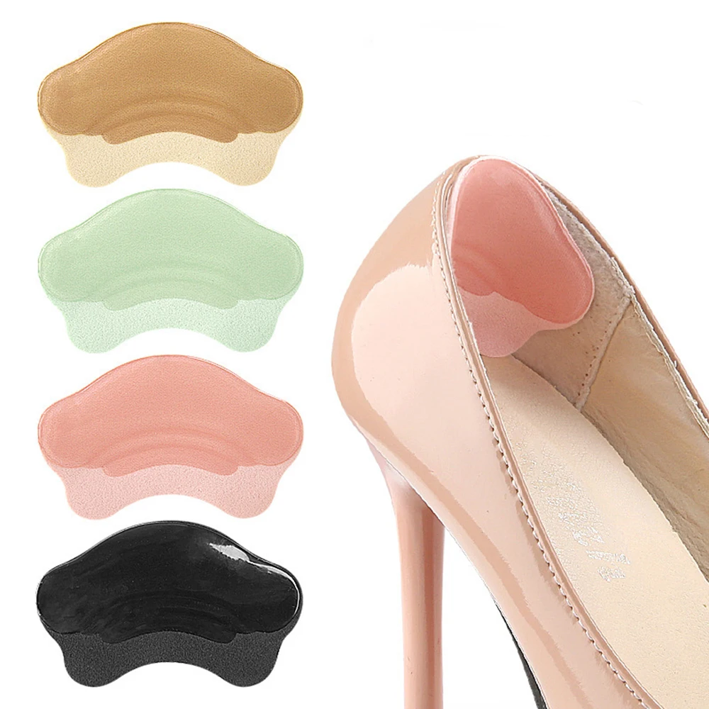 1Pair Heel Stickers Heel Protectors Sneaker Shrinking Size Insole Anti-wear Feet Shoe Pads Adjust Size High Cushion Inserts shoe insoles,heel patch insole,heel protector,shoe repair patches,heel protector pads,shoe repair patch,heel insoles,shoe repair stickers,heel cushion protector,heel protector patches