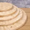 4 Size Hand-woven Bamboo Sieve Hand-painted Bamboo Raft Round Dustpan DIY Decorative Fruit Bread Basket Kitchen Storage Tray 5