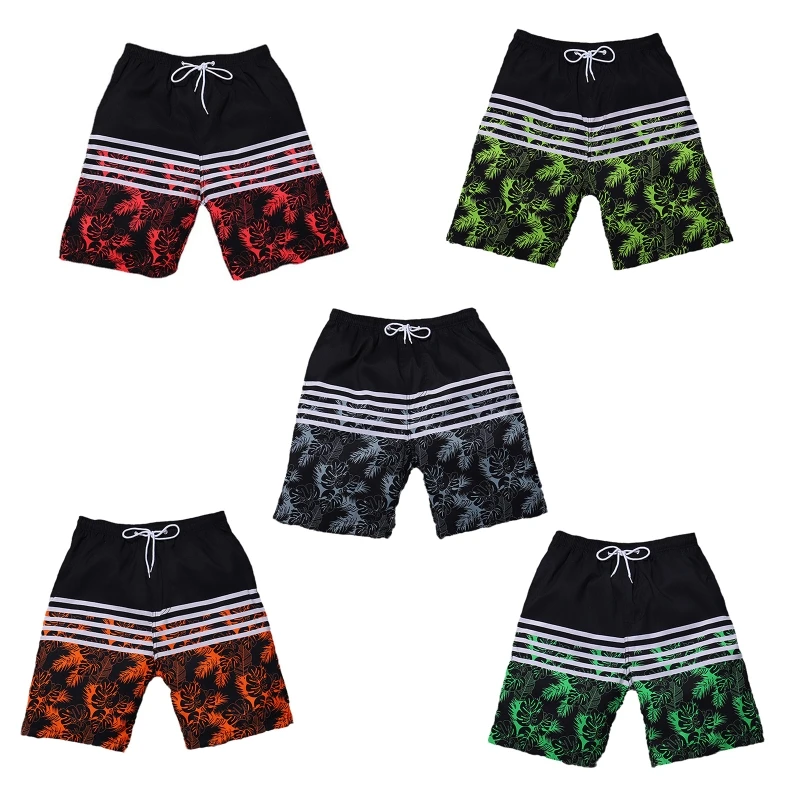 

Dropship Men's Swim Trunks 3D Printed Quick Dry Beach Board Shorts Bathing Suits