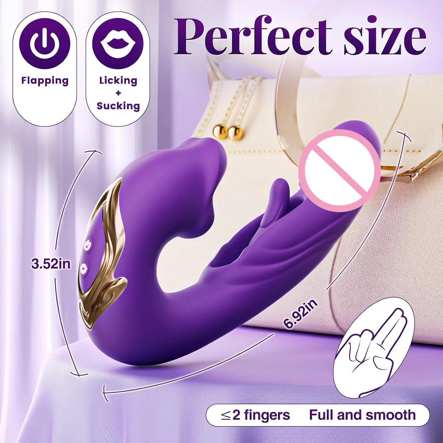 Powerful Rabbit Vibrator For Clitoral Stimulation & G-spot Pleasure_voghion.com