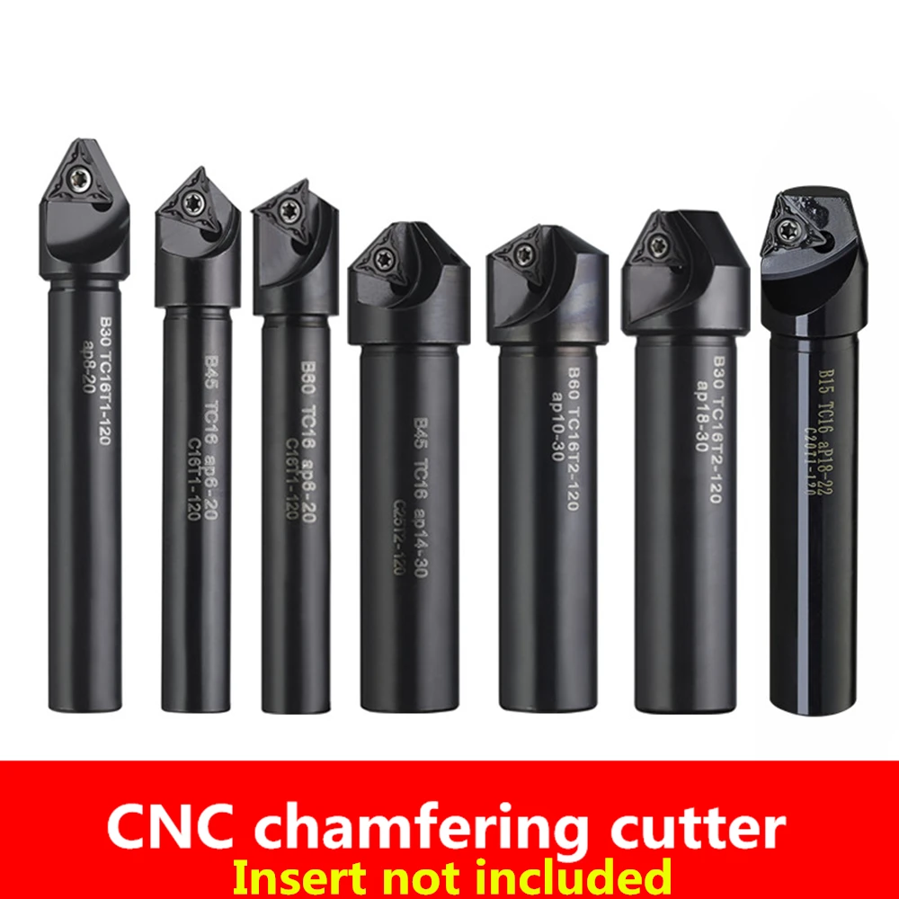 ChamferingcutterCountersinkBarIndexableChamferMillingCutterToolHolder304560Degree