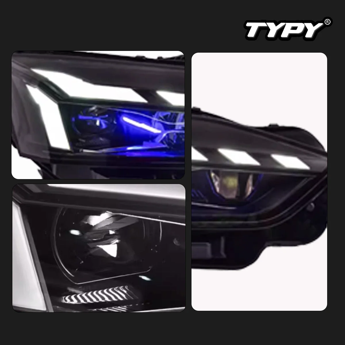 TYPY Audi A5 LEDヘッドライト 2017-2021 アップグレード RS5 改造 