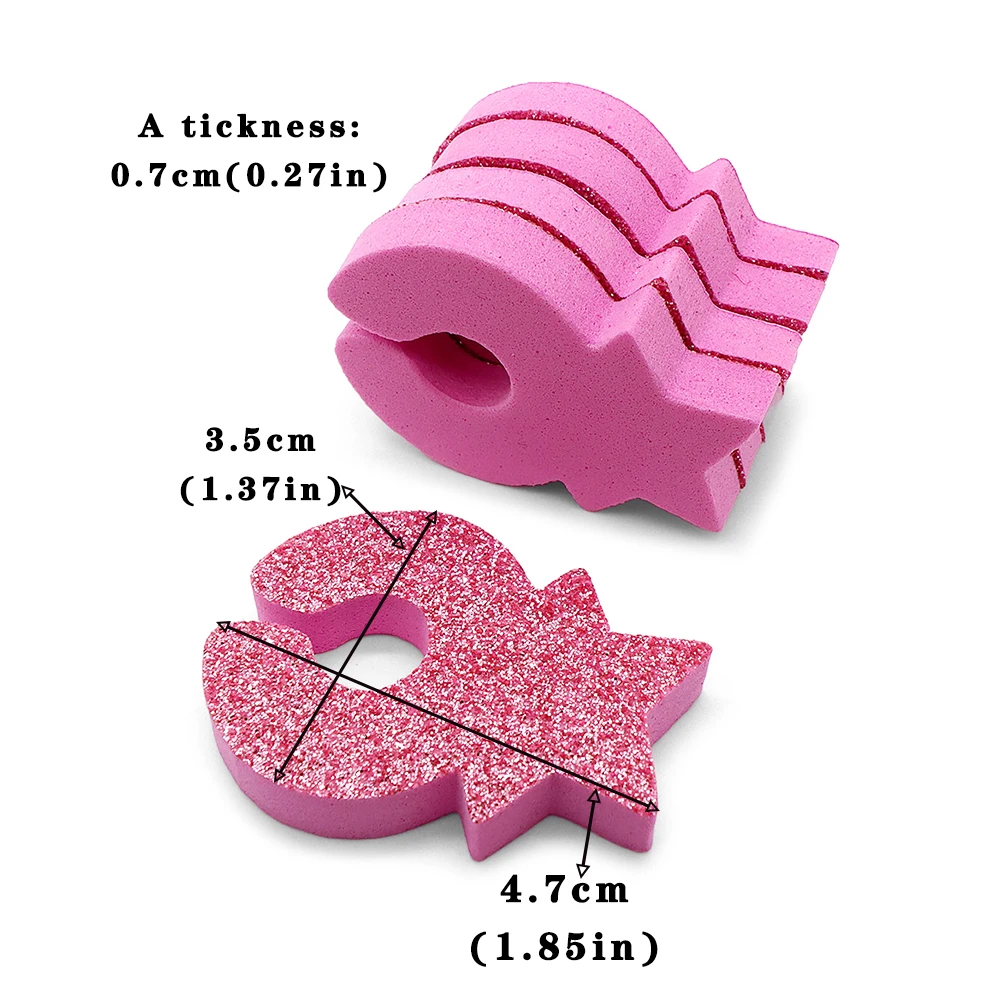 16Pcs Sponge Toe Separators For Pedicure Nail Art Comfortable Toe Dividers Essential Spacers for Manicure And Foot Care Tool