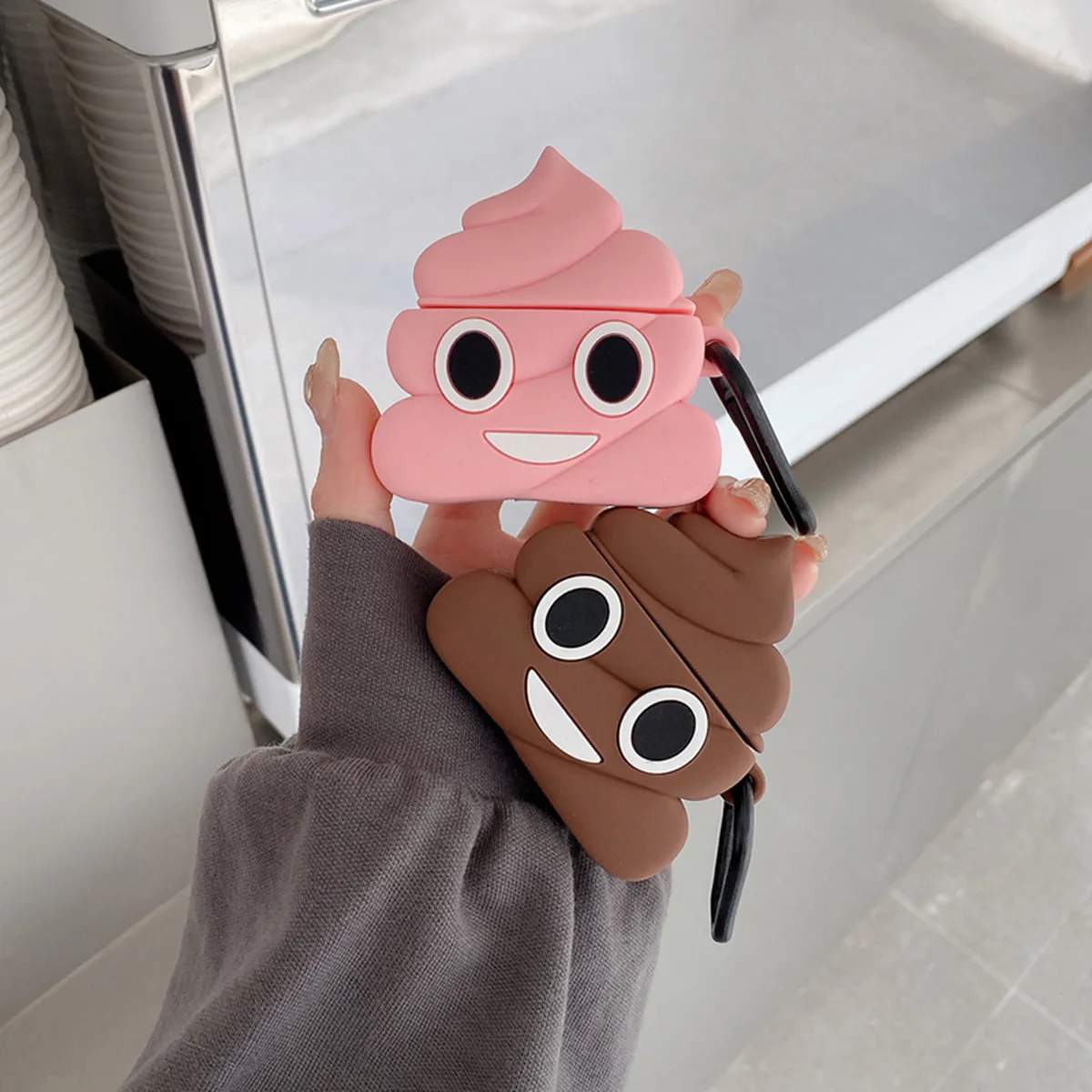 

Cover For Huawei Freebuds SE 2,Cute Cartoon Funny Design Soft Silicone headset Protective Case For huawei freebuds se2 with Hook