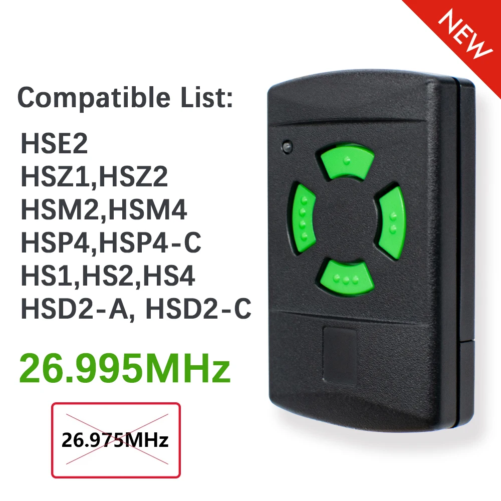 Advanced Multi-Frequency Handheld Garage Door Opener Transmitter