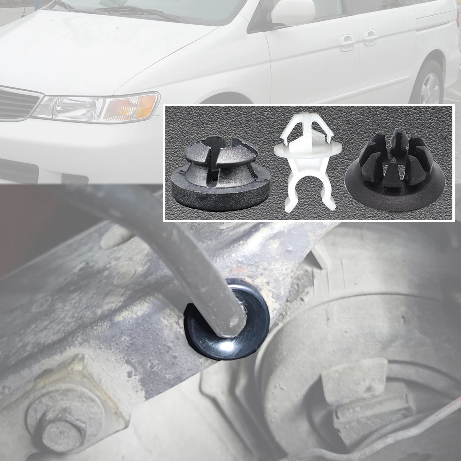 Для Honda HR-V City Grace Ballade Jade 2015 - 2020 Civic CRV Accord Fit зажим для крепления передней крышки капота