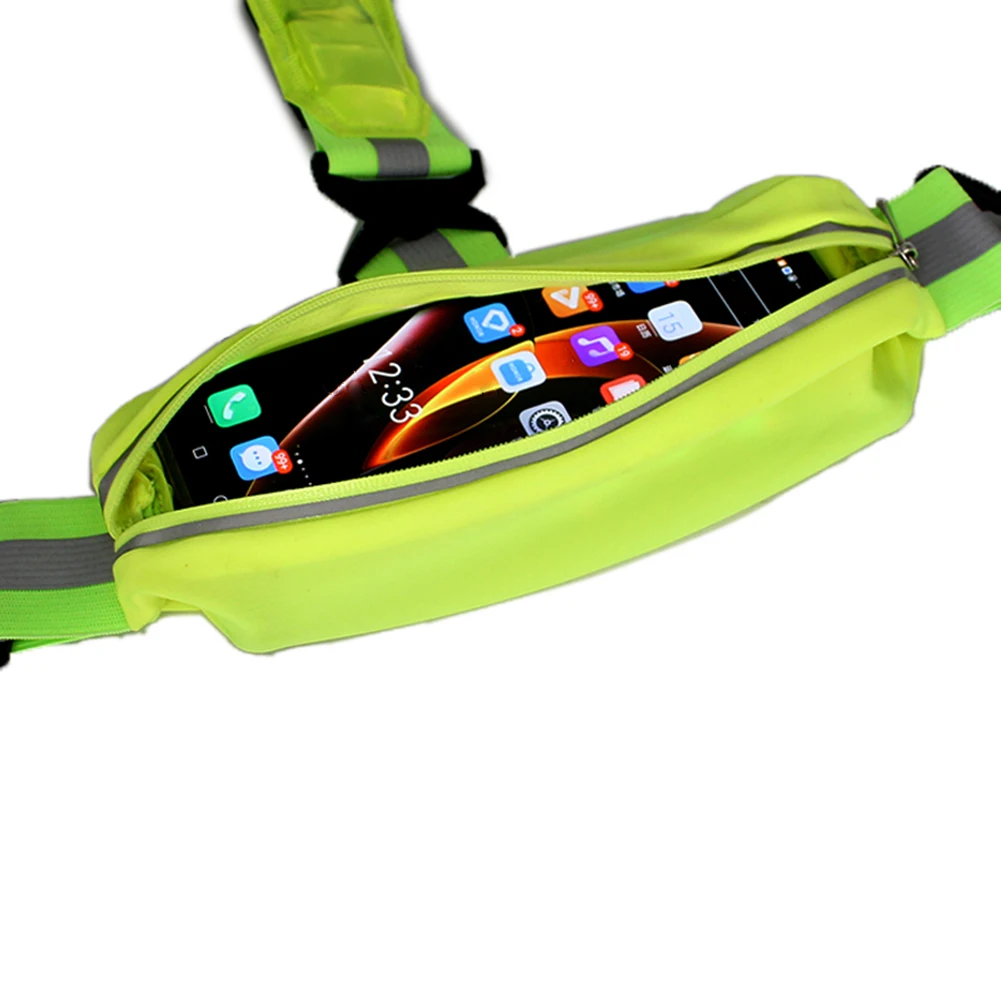 LED 반사 조끼 벨트 USB 충전식 조절 가능한 안전 조끼 야외 스포츠를 위한 높은 가시성 보안 반사 조끼