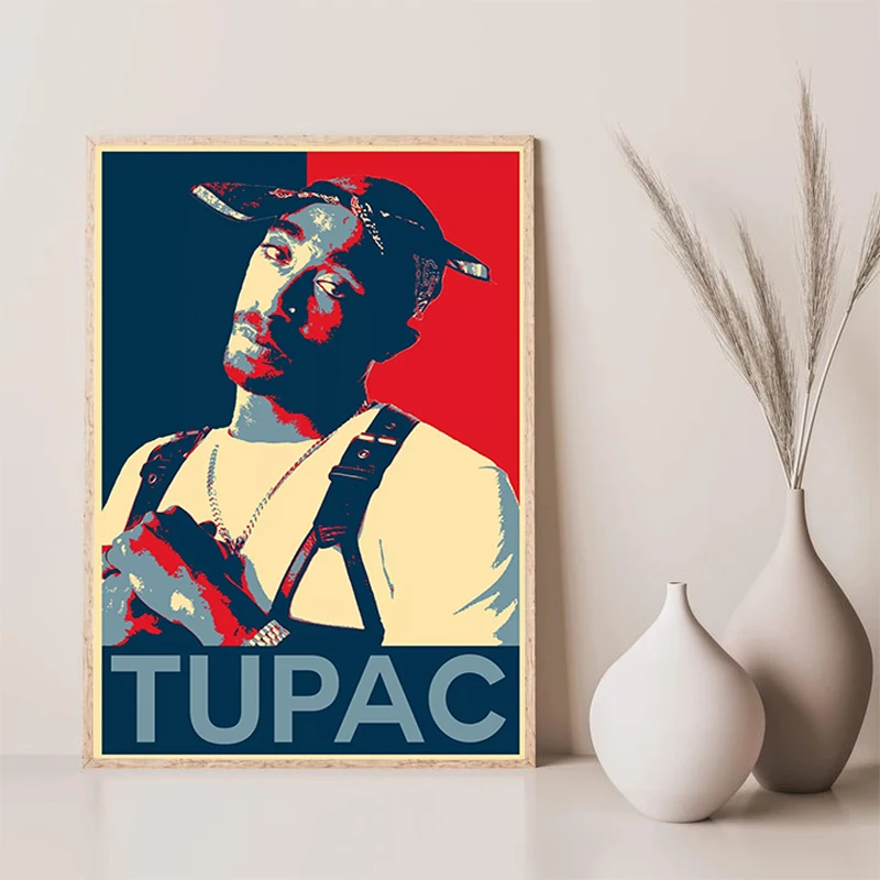 thumbnail image 1 of Póster de pintura en lienzo sexy del cantante de hip hop Tupac, decoración de lujo para el hogar, pintura de Demon Slayer por números, figura de acción de Taylor Swift, 1 of 5