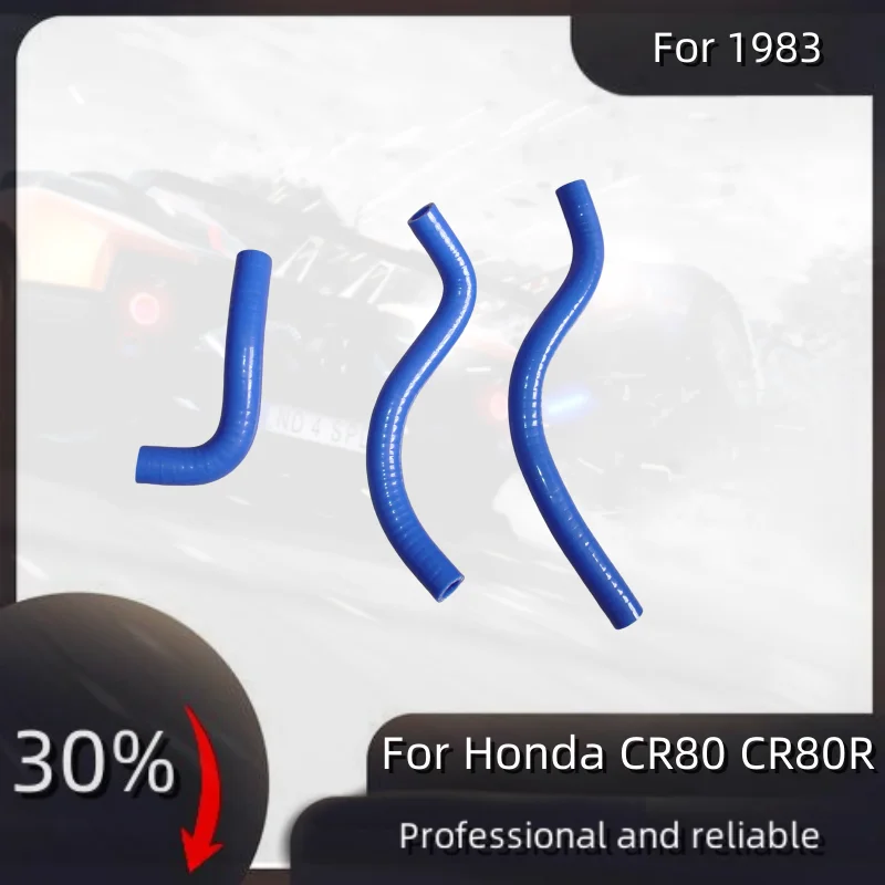 

For Honda CR80 CR80R 1983 CR 80 R Silicone Radiator Hose Pipe Tube Kit