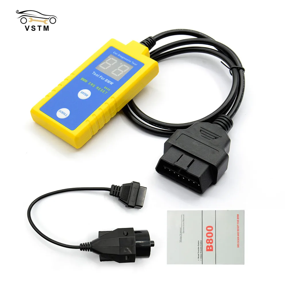 Scan-Reset-Tool B800 für Autos-OBD/20-poliges Diagnose werkzeug SRS-Airbag-Fehle