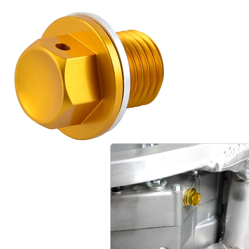 Magnetic Oil Drain Plug For Yamaha R1 R6 FZ1 FZ400 MT07 FZ07 MT09 FZ09 FZ6 FZ8 XJR1200 1300 FJR1300 V-MAX FZR250 XSR900 TDM850