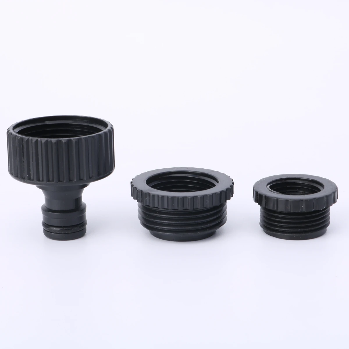 1/2“ 3/4" 1 Inch Thread Quick Connector Garden Irrigation Hose Quick Coupling Plastic Watering Pipe Quick Connector Fittings