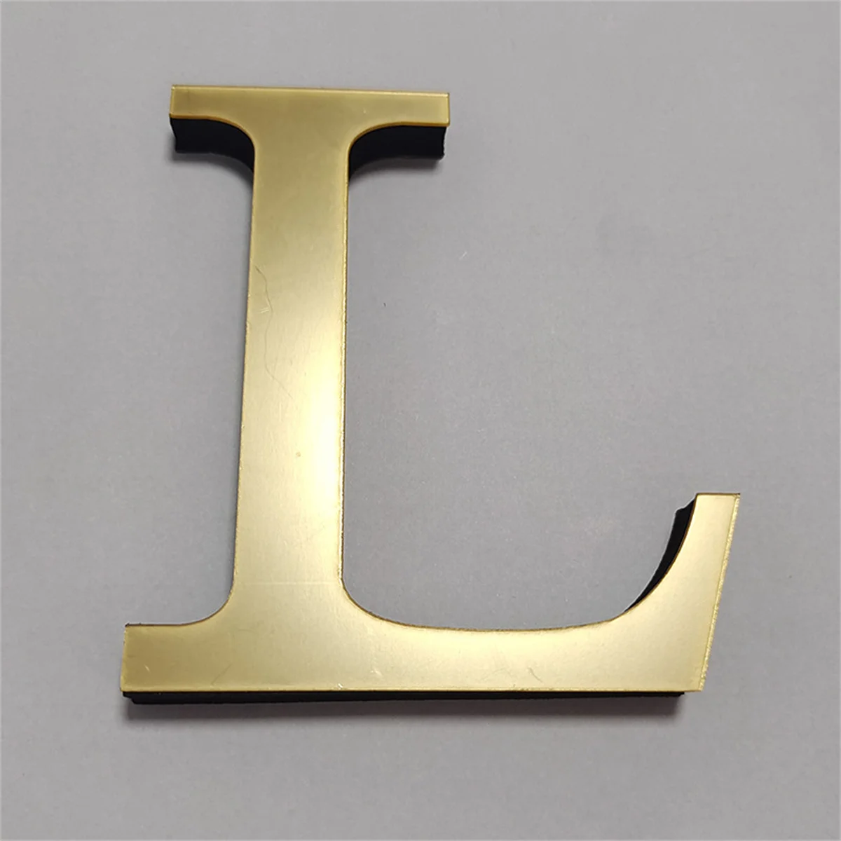 10/20 cm Gold/Schwarz/Silber 26 Buchstaben 3D Spiegel EVA Acryl Originalität Wandaufkleber für Name Alphabet Hochzeit Kunst Wanddekoration – Detail 20