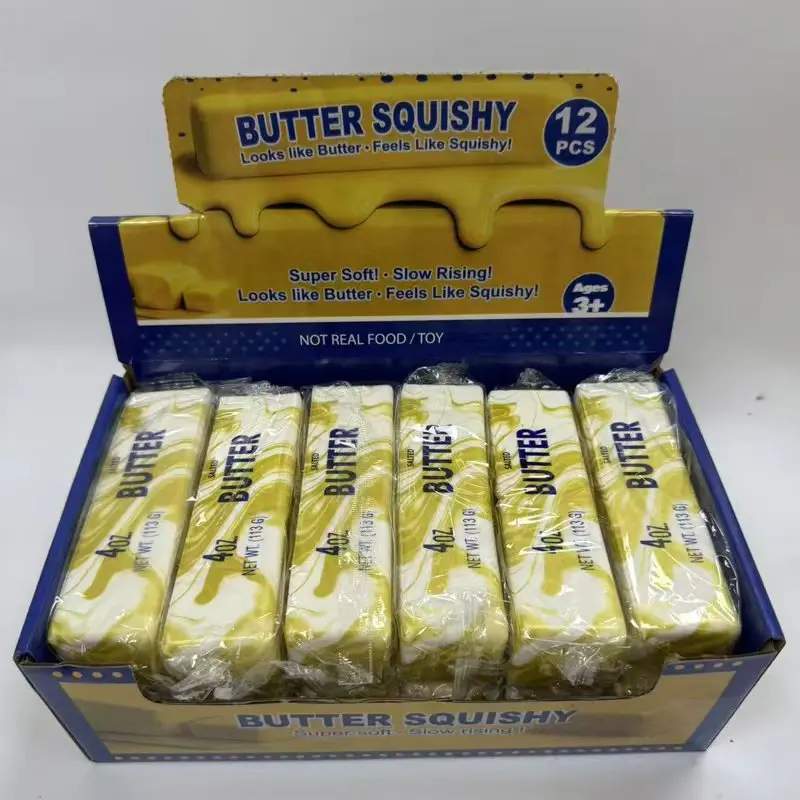 Luxurious Slow Rising Butter Squishy Toy - Soft Sensory Stress Relief Squeeze Toy