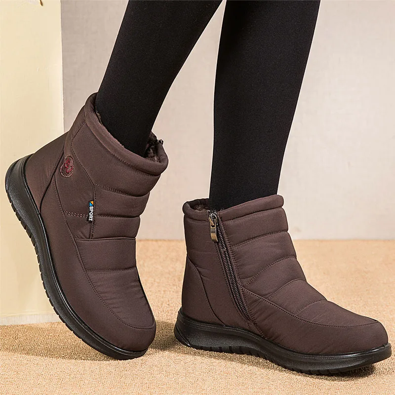 Stivali Da Donna 2022 Scarpe Invernali Per Donna Stivaletti Stivali Da Neve Impermeabili Nero Corto Inverno Botas Mujer Casual Botines Femminile