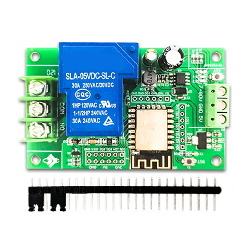 

DC7-80/5V Power Supply ESP8266 Development Board Wifi Single 30A Relay Module ESP-12F Development Board