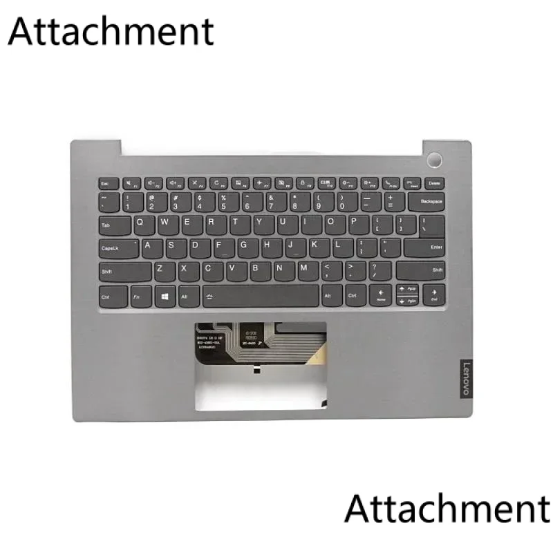 

Original New 5CB0W44347 5CB0W45044 Grey For Lenovo Thinkbook 14-IIL 14-IML Laptop Palmrest Upper Case with Us keyboard Bezel MGR