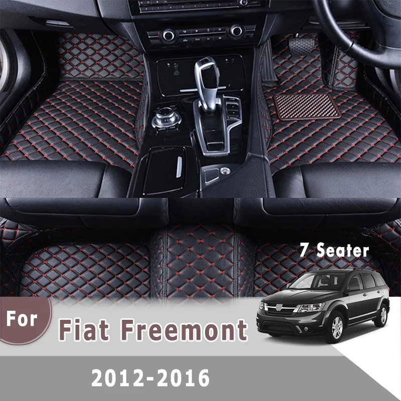 

RHD Car Floor Mat For Fiat Freemont 2016 2015 2014 2013 2012 (7 Seats) Waterproof Carpets Custom Auto Interior Accessories Rugs