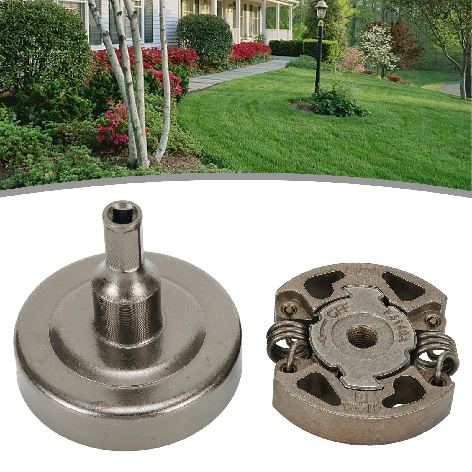 

Clutch Assembly Clutch Drum 55R 56 56R 56RC 70 70R Brush Cutter Clutch Drum Kit Landscape Machinery Garden Equipment