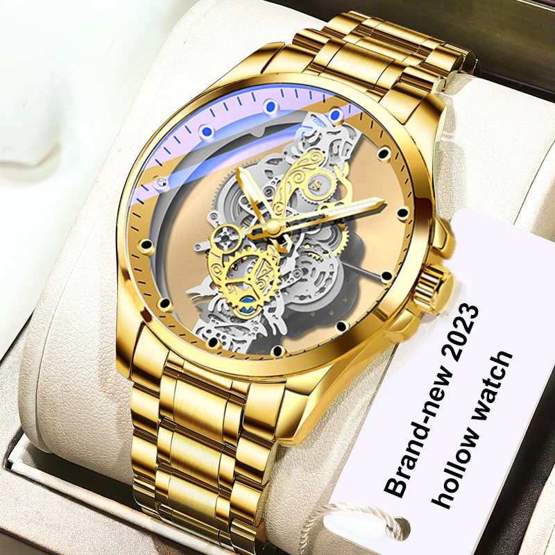 Luxury men's wristwatch for businessmen