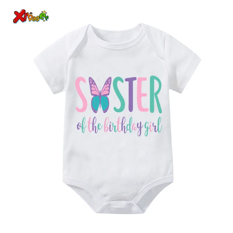 Family Matching Outfits Butterfly Birthday Shirts Family Matching T Shirt Custom Butterfly Print T-Shirt Party Boys Girls TShirt 4