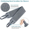 3pcs/set Body Scrubber Set Back Scrubber Bath Glove Shower Brush Exfoliating Scrub Sponge Loofah Dead Skin Removal Bathing Tools 4