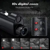 800M Infrared Starlight Sensor 1080P HD Night Vision Camera with Compass 5W IR High-Power Fill Light & 10X Digital Zoom - Image 5