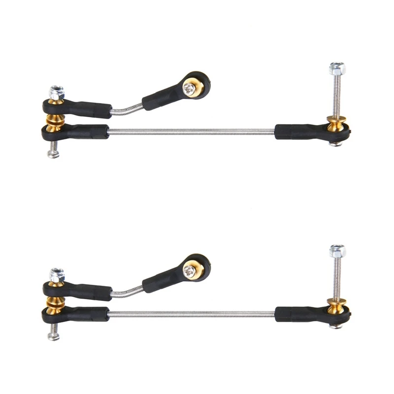 

2 Set Steering Link Set Servo Link Rod Steering Linkage For WPL C14 C24 C34 B1 B14 B24 B16 B36 1/16 RC Car Spare Parts