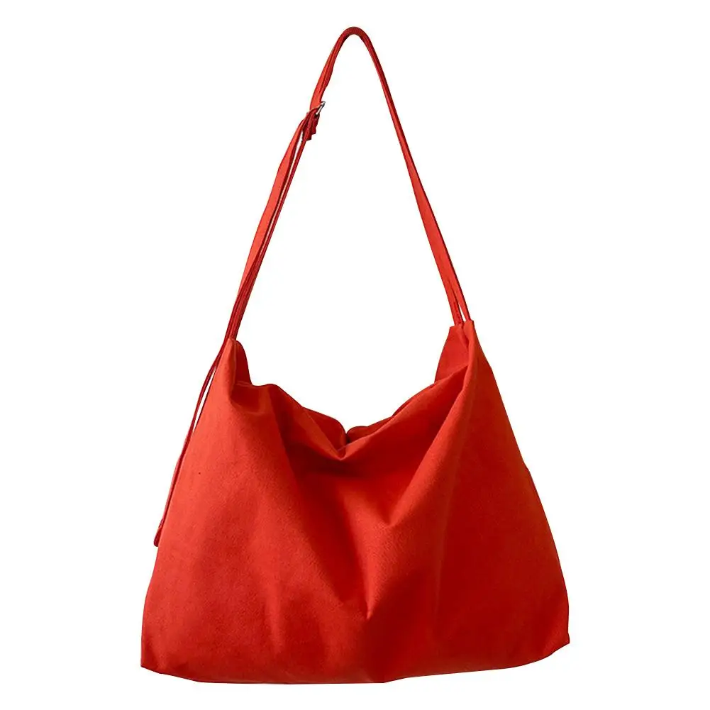 Canvas Casual Messenger Bag Hobo Crossbody Shoulder Tote Fashion Simple Capacity Women Shopper Large Bag Bag School Canvas G7U7