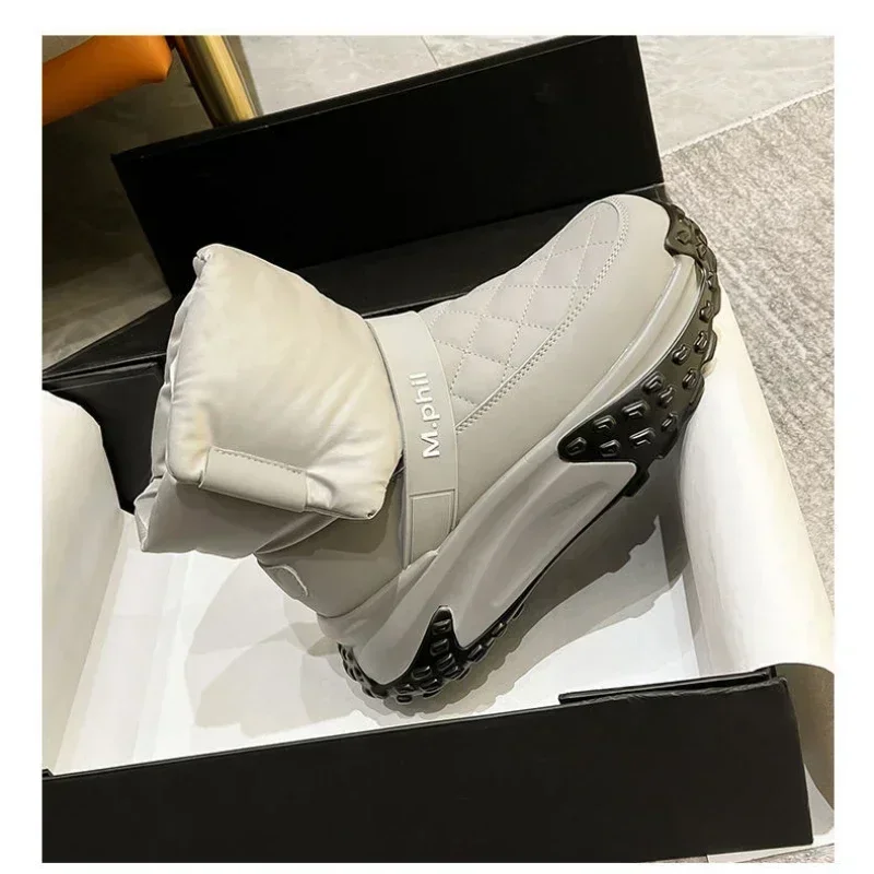 Women Winter New Ankle Boots Nylon Down Snow Boot Women Fashion Comfort Outdoor Short Boots Women Warm Outdoor Thick Sole Boots